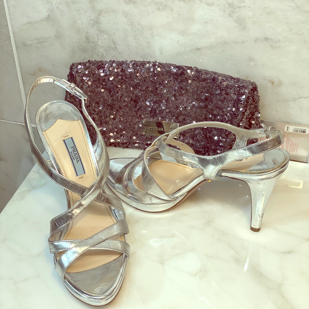 Prada silver shoes - Picture 3 of 7